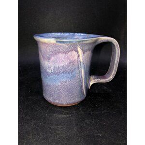 Bay Pottery Handmade Ceramic Coffee/Tea Mug 12 Oz Lavender Sunrise Glaze Functio